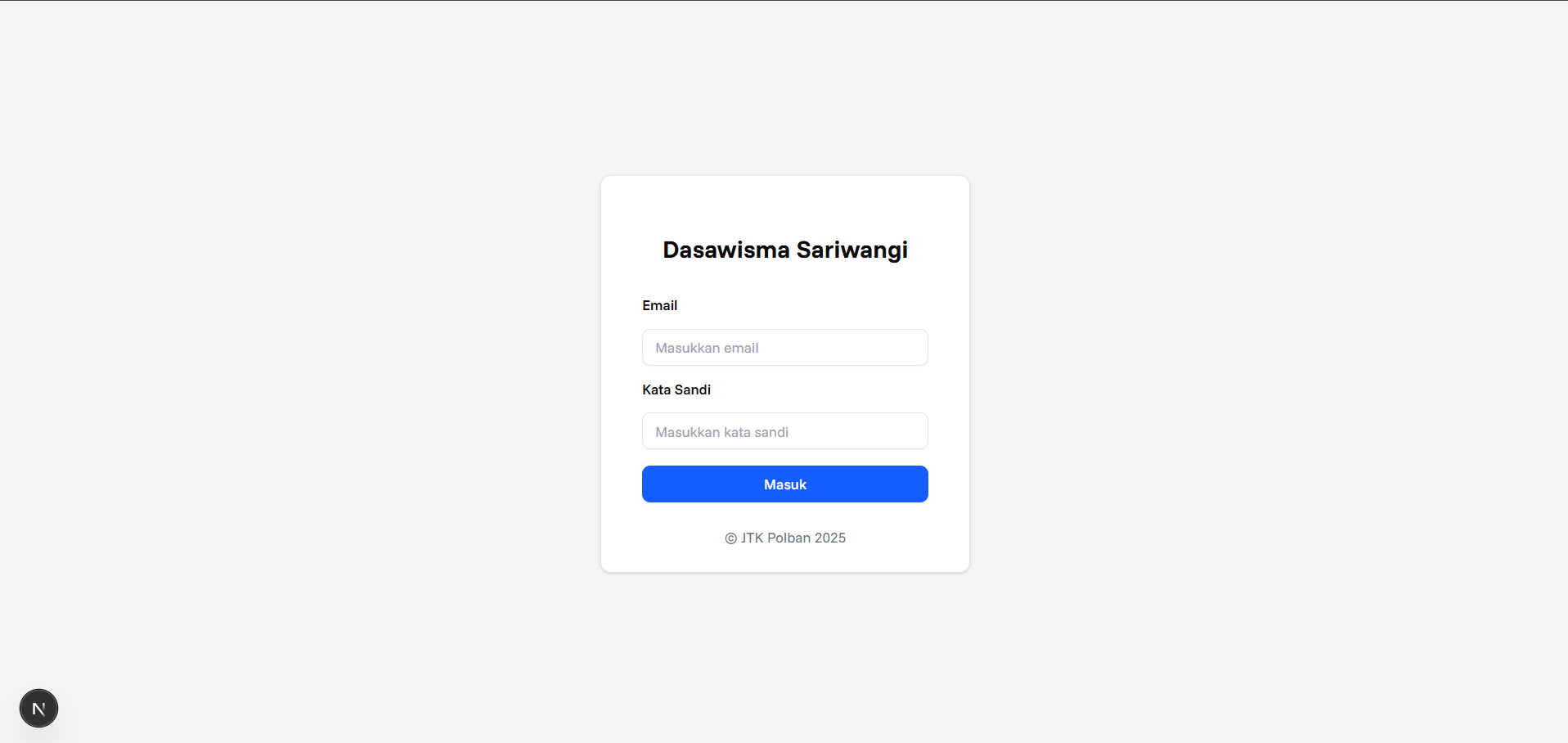Dasawisma Sariwangi — Sistem Informasi Kependudukan